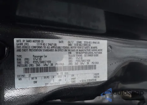 2017 Ford C-Max Energi Se из США, поврежденный, VIN 1FADP5EU0HL107488